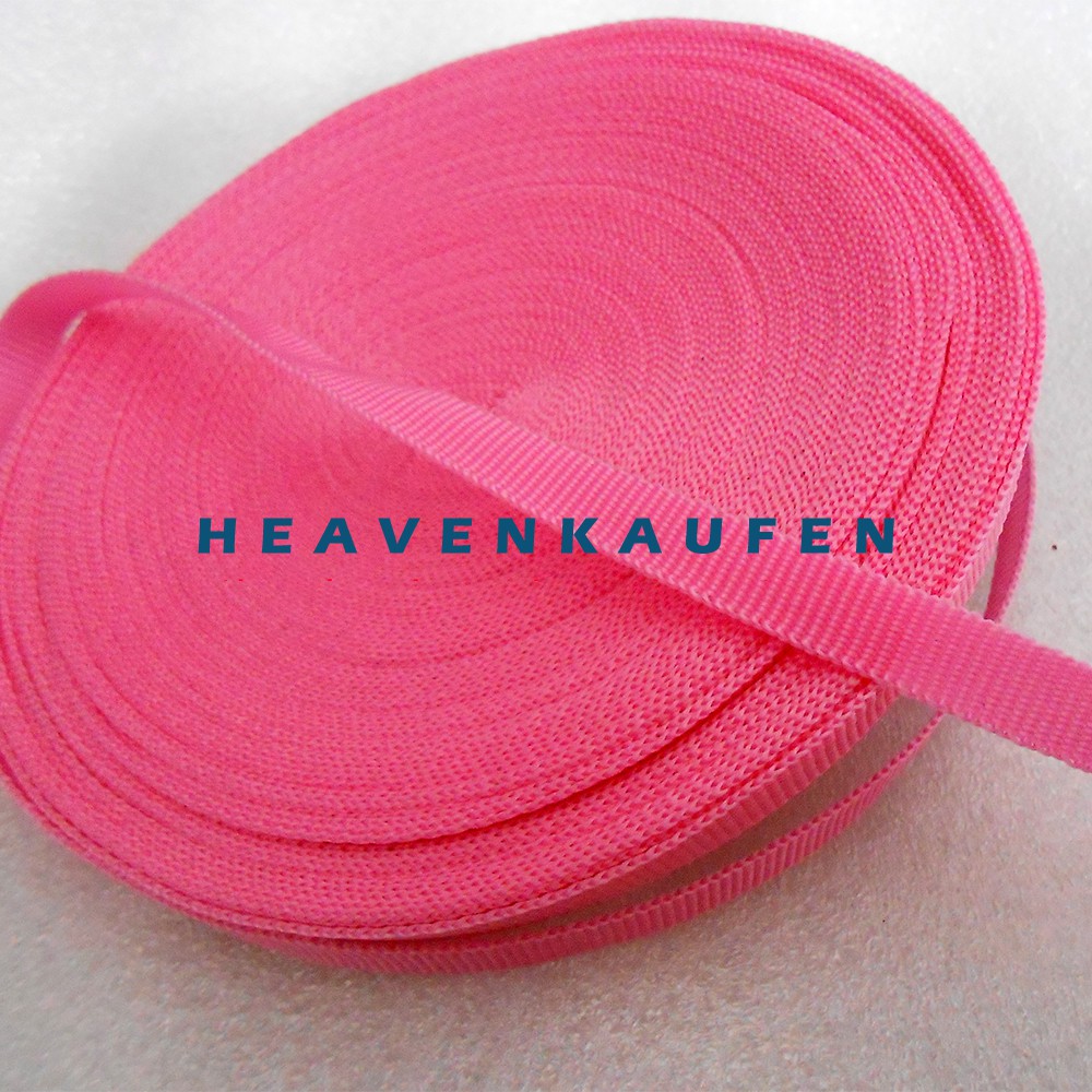 Tali Lanyard Lebar 1 cm Pink / Merah Muda Meteran