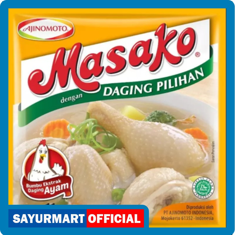 

Masako Rasa Ayam 1 Sachet, 1 Renceng 12 Sachet Lebih Murah [1 pcs]