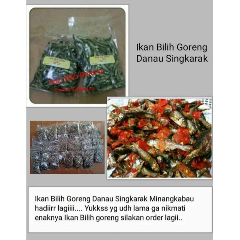 

Ikan Bilih Asli Danau Singkarak (1/2 kg)