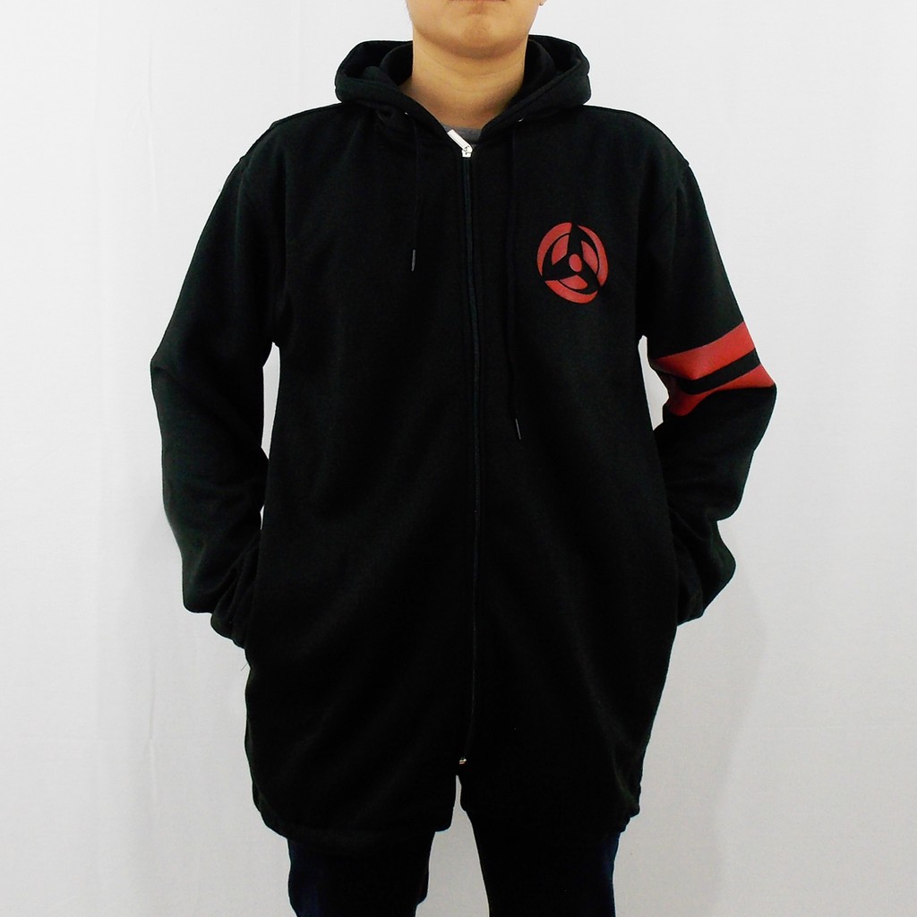 JUBAH NARUTO SHARINGAN - JUBAH UCHIHA CLAN SHARINGAN - JAKET ANIME NARUTO - JAKET NARUTO SHIPPUDEN