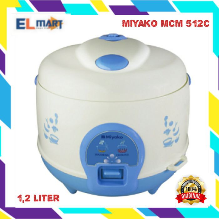 Magic Com 1,2 Liter  Miyako MCM 512C / 512 C / MCM512C + tongolan