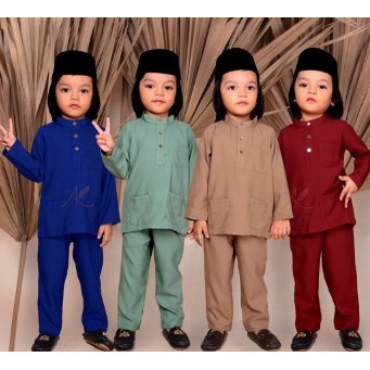 Baju Melayu Anak Laki Laki 1-12 thn