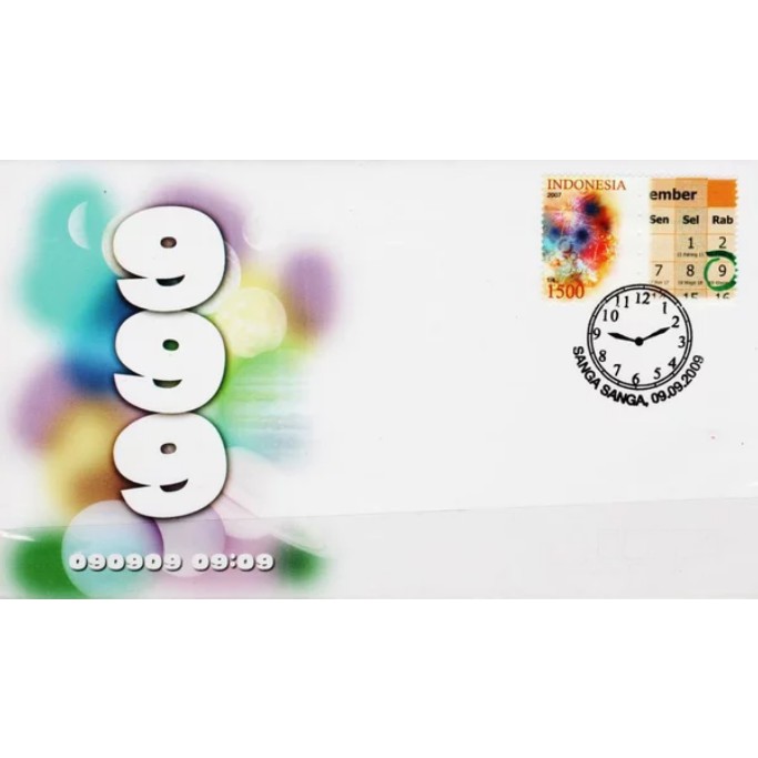 

A12 Indonesia Commemorative Cover 09.09.2009 999