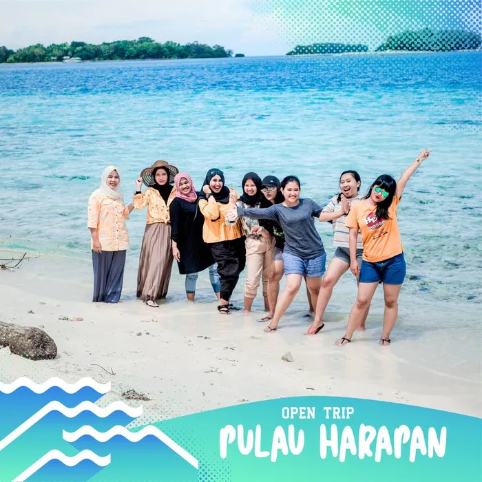 Paket Wisata Tur Travel Liburan Pulau Seribu - Harapan Open Trip