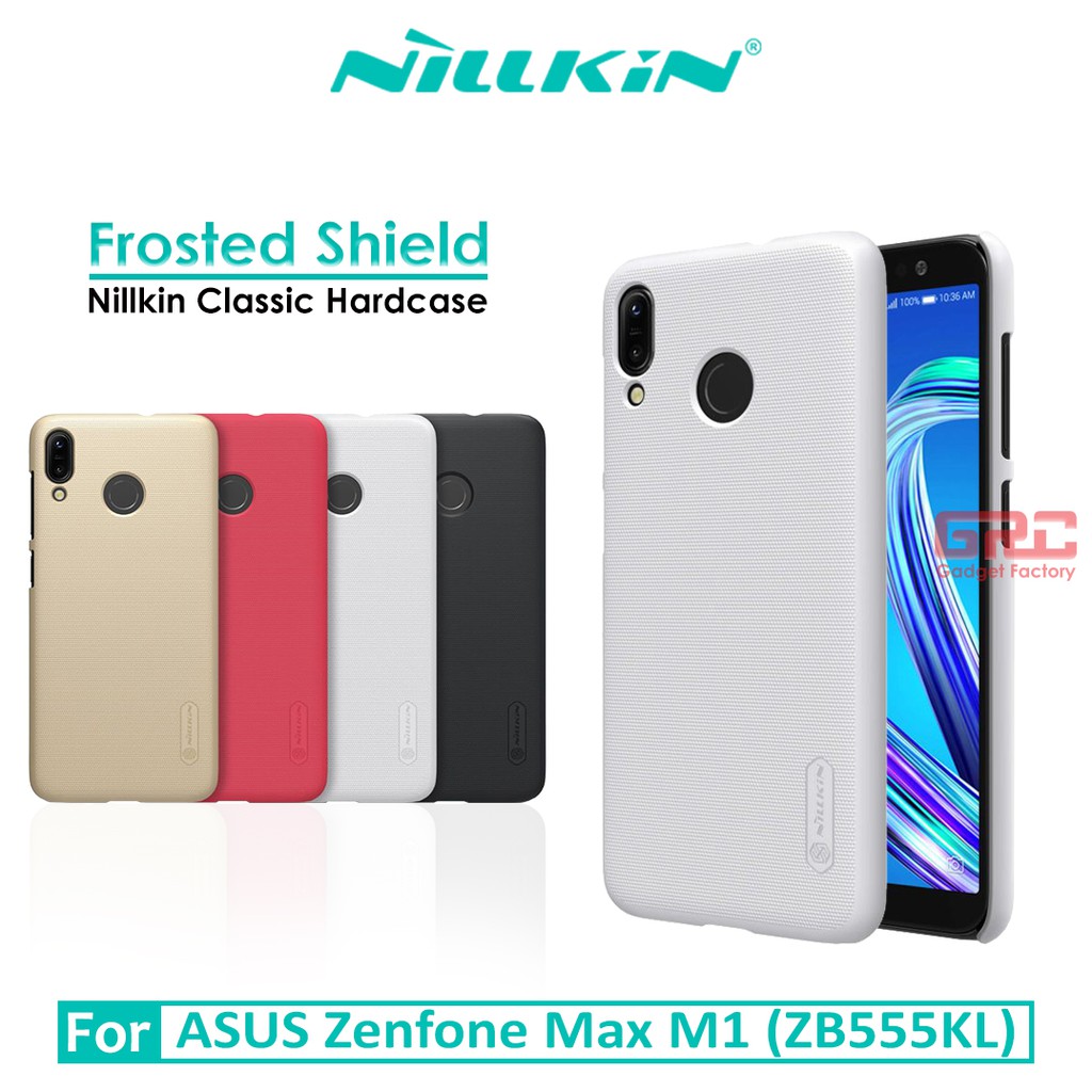 Hard Case ASUS Zenfone Max M1 Nillkin Frosted Shield Casing Original