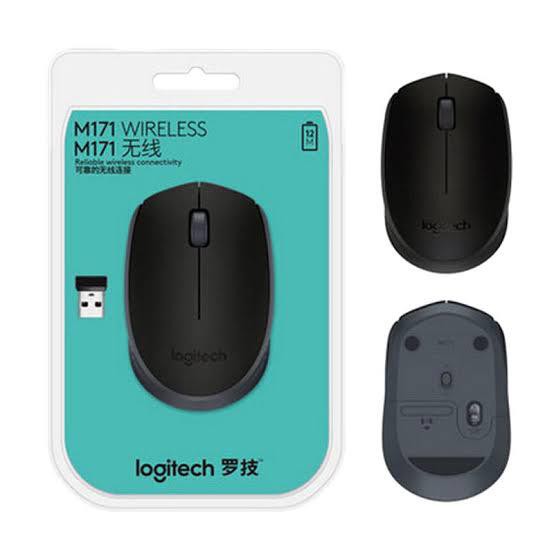 MOUSE LOGITECH  WIRELESS M171 GARANSI RESMI 100% ORIGINAL MOUSE AWET BERKUALITAS DAN MURAH