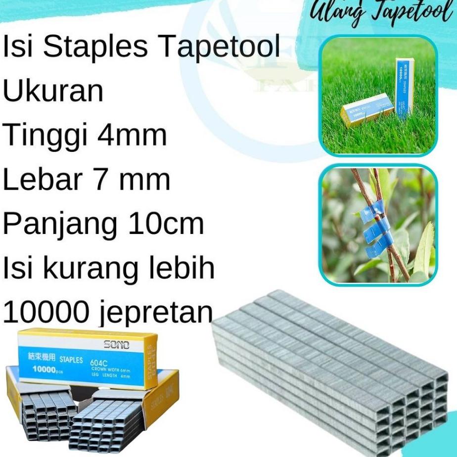 

HS6 Tapetool Refill Staples Isi Ulang Tapetool FEFARM➡☢ (Diskon)Harga Diskon ➡