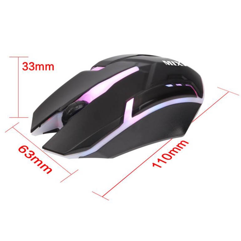 Mouse Gaming LED RGB 1000 DPI - M618 - Hitam