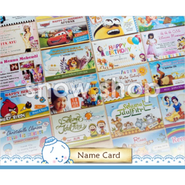 

Name Card / Thank's Card