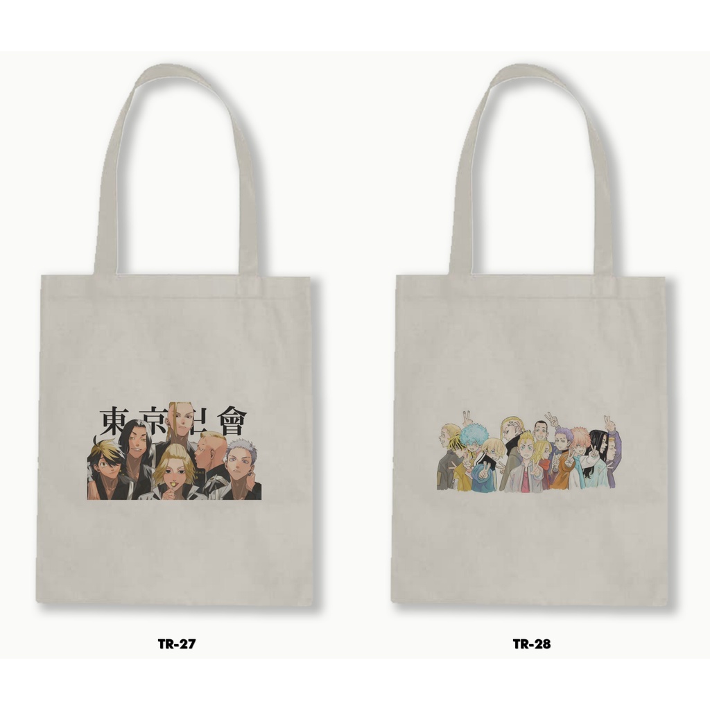 TOTE BAG BLACU - TOKYO REVENGERS / ANIME / MANGA 02