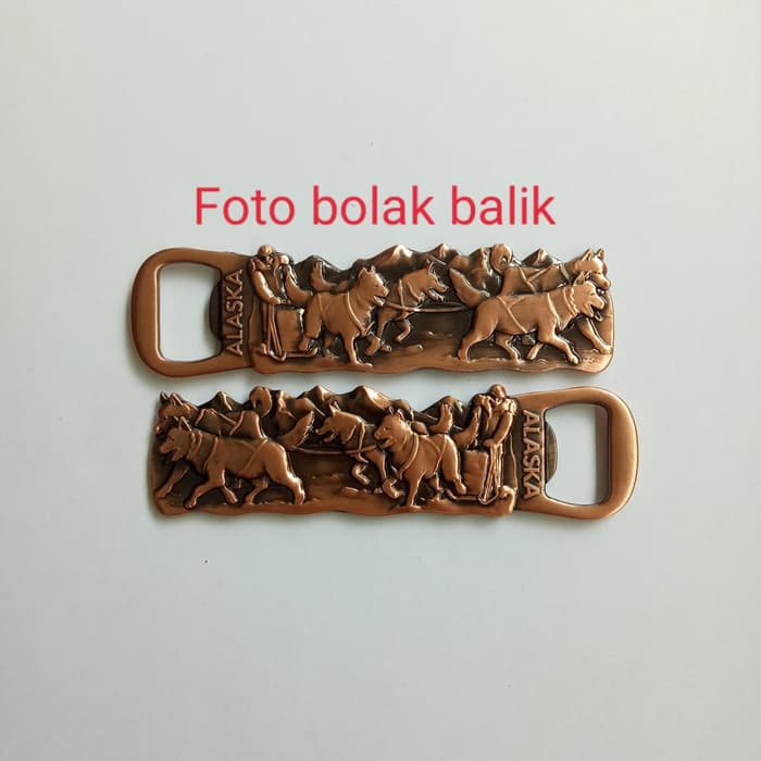 

Souvenir bukaan botol Alaska oleh oleh Amerika