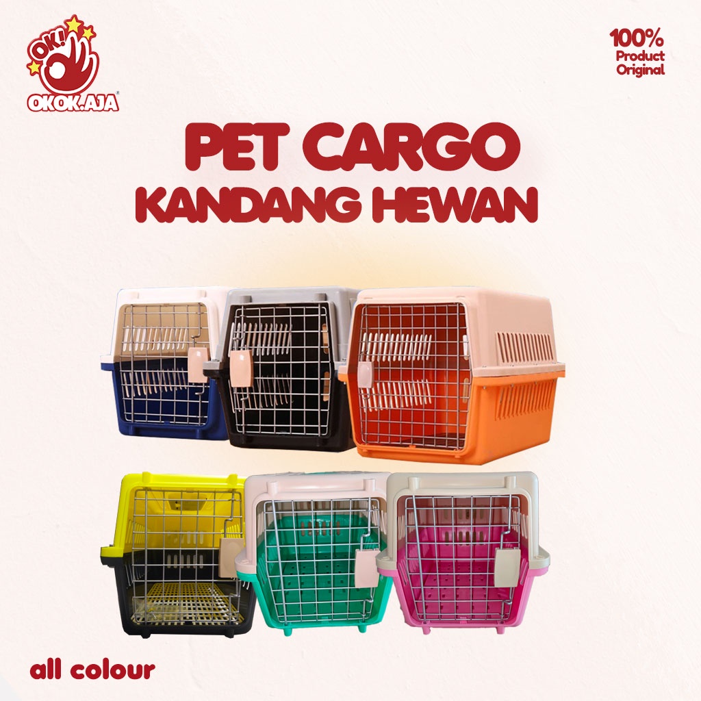 Pet Carrier / Pet Cargo Kucing Anjing dan hewan peliharaan