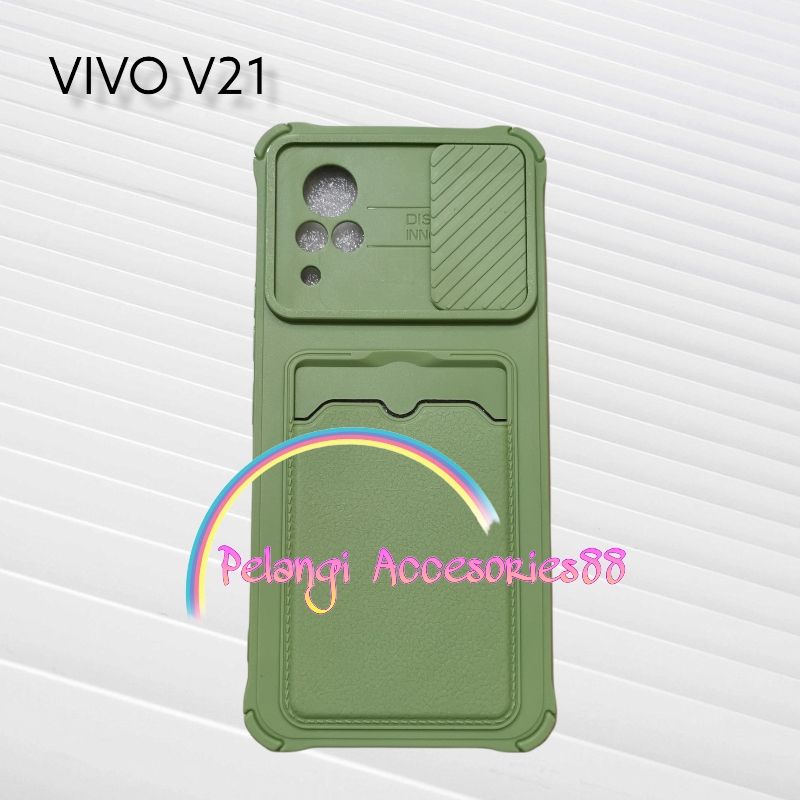 CASE VIVO V21 4G / V21E 4G / Y73 SOFTCASE SLEDING WARNA WARNI