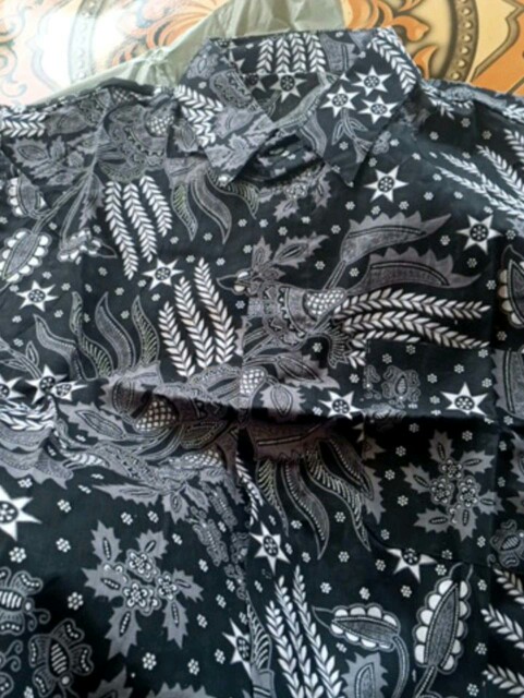 Kemeja Batik Pria Lengan Panjang Size M L Xl Xxl Rsbo26