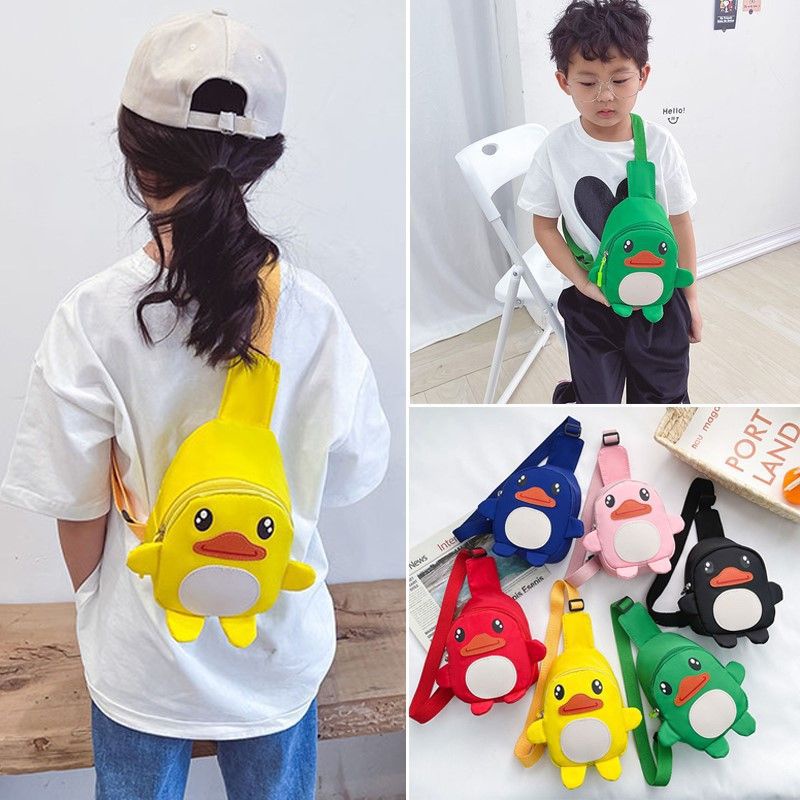 CAHAYA PELANGI (CPS) 3D DUCK - TAS SELEMPANG ANAK KARAKTER SLINGBAG ANAK