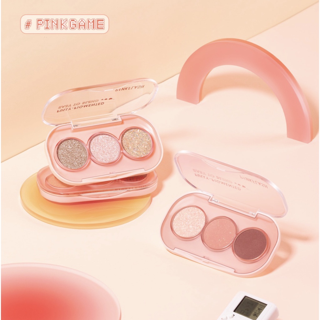 ❤ MEMEY ❤ PINKFLASH 3 Pan Eyeshadow Palette PF-E23