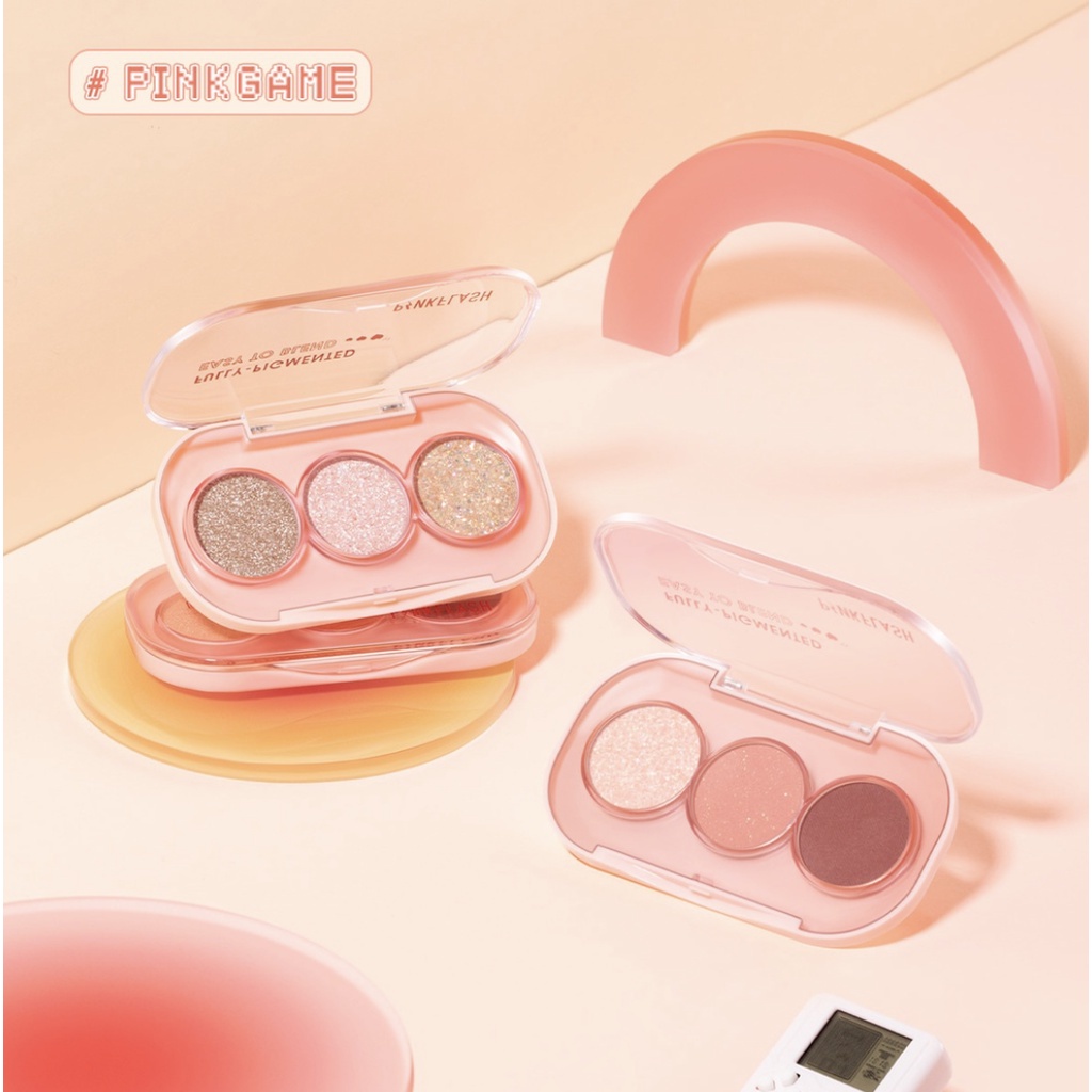 ❤ MEMEY ❤ PINKFLASH 3 Pan Eyeshadow Palette PF-E23