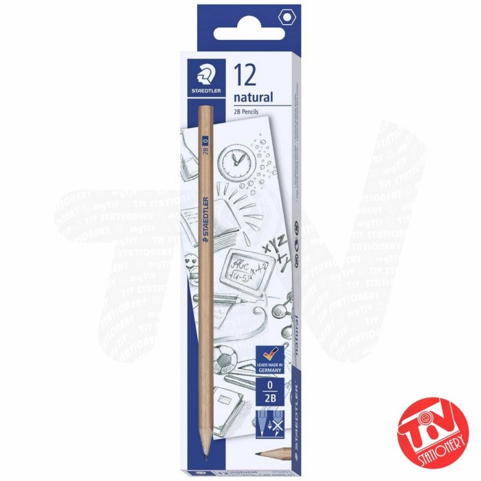 

Terlaris Pensil Kayu Staedtler Natural Wood 2B (1 Pack = 12 Pcs) Sale!!!