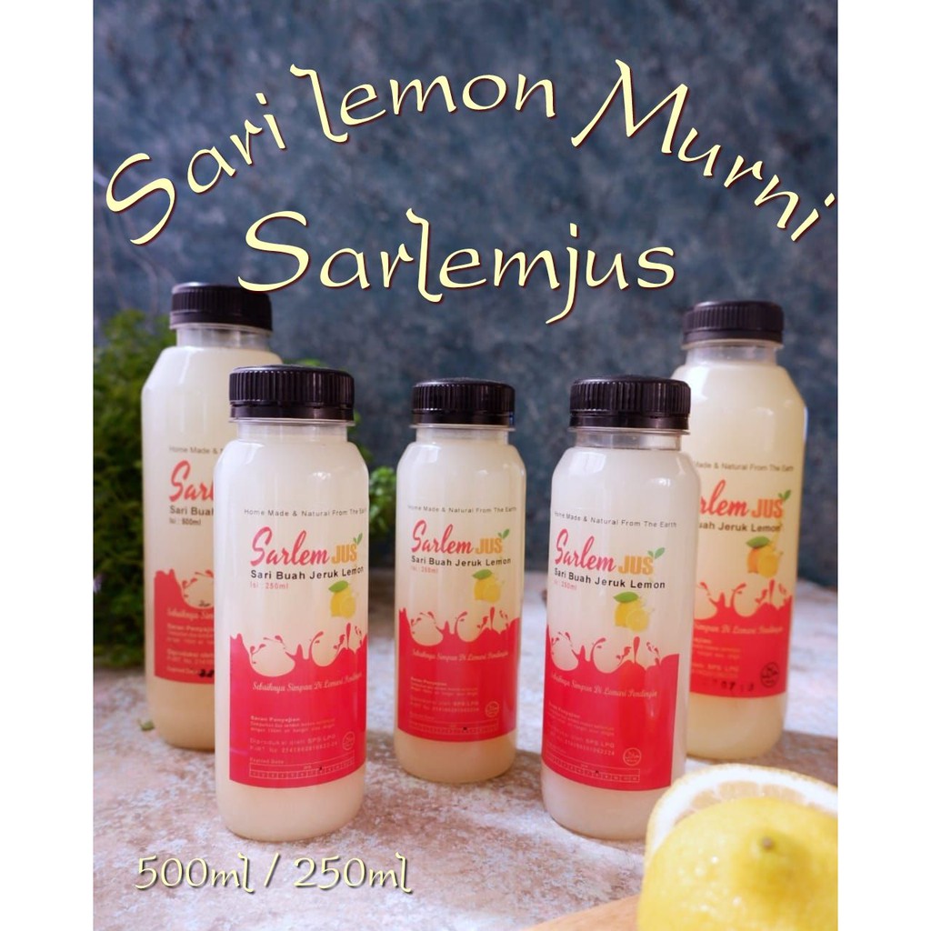 

Harga Grosir Sarlem Jus Minuman Perasan Lemon Asli 250ml