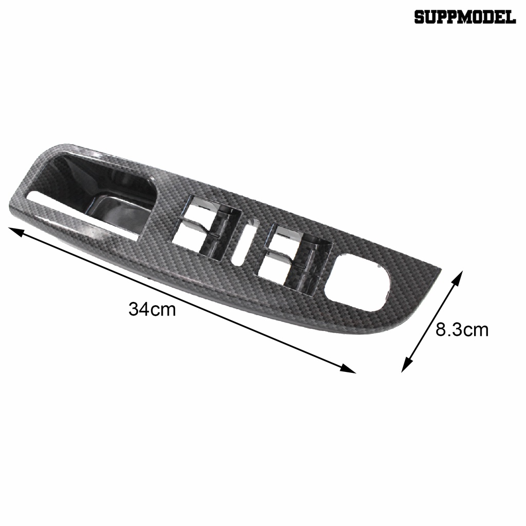 Suppmodel Cover Panel Saklar Jendela 1K Bahan Karbon Anti Korosif4868049C Untuk Jetta MK5 05-09