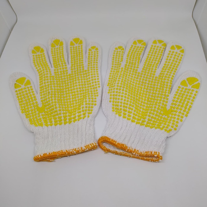 Gloves Sarung tangan Matahari bintik kuning Benang Working