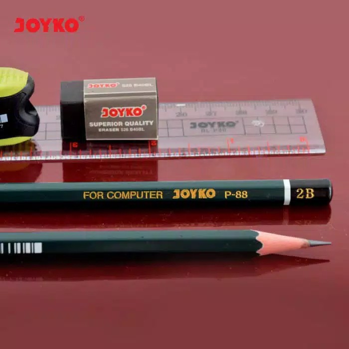

Pencil Joyko Pensil 2B Joyko P-88 Hijau (12Pcs