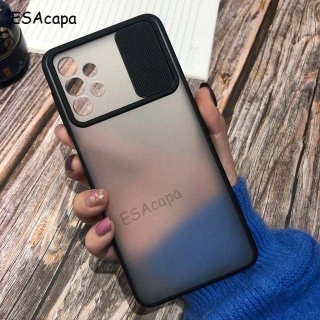 SAMSUNG GALAXY A13 A23 5G 4G A33 A53 A73 A72 A52 A52s 5G A32 A22 4G / 5G SOFT CASE MATTE CAMERA SLIDE PROTECTOR