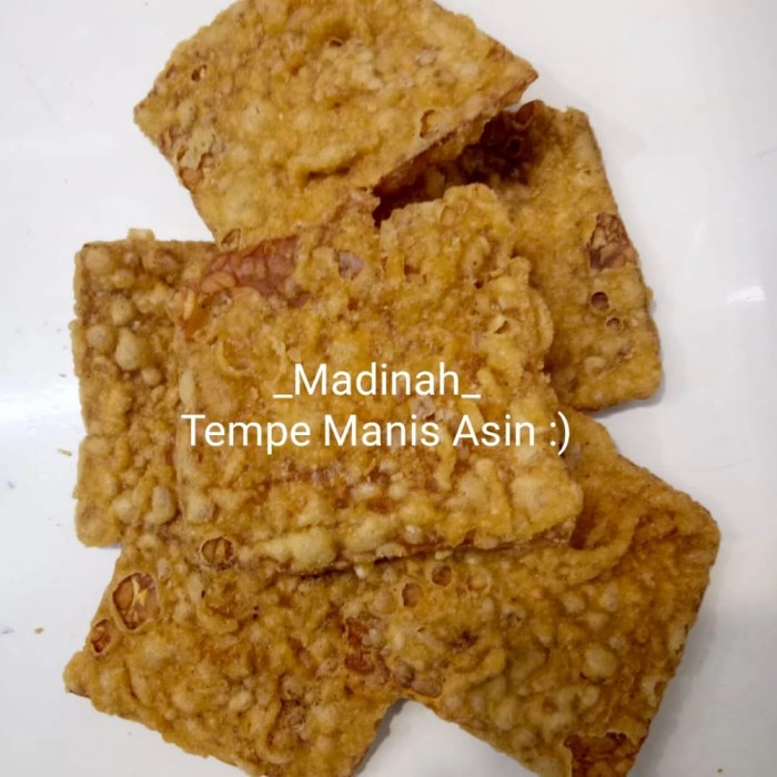 

Q124521 Keripik Tempe Manis /Tempe Sari Manis Khas Bandung Favorit 250Gr Dw501Sqs