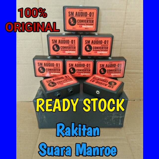 Converter soundcard V8 ke input instrument(ORI rakitan Suara Manroe)