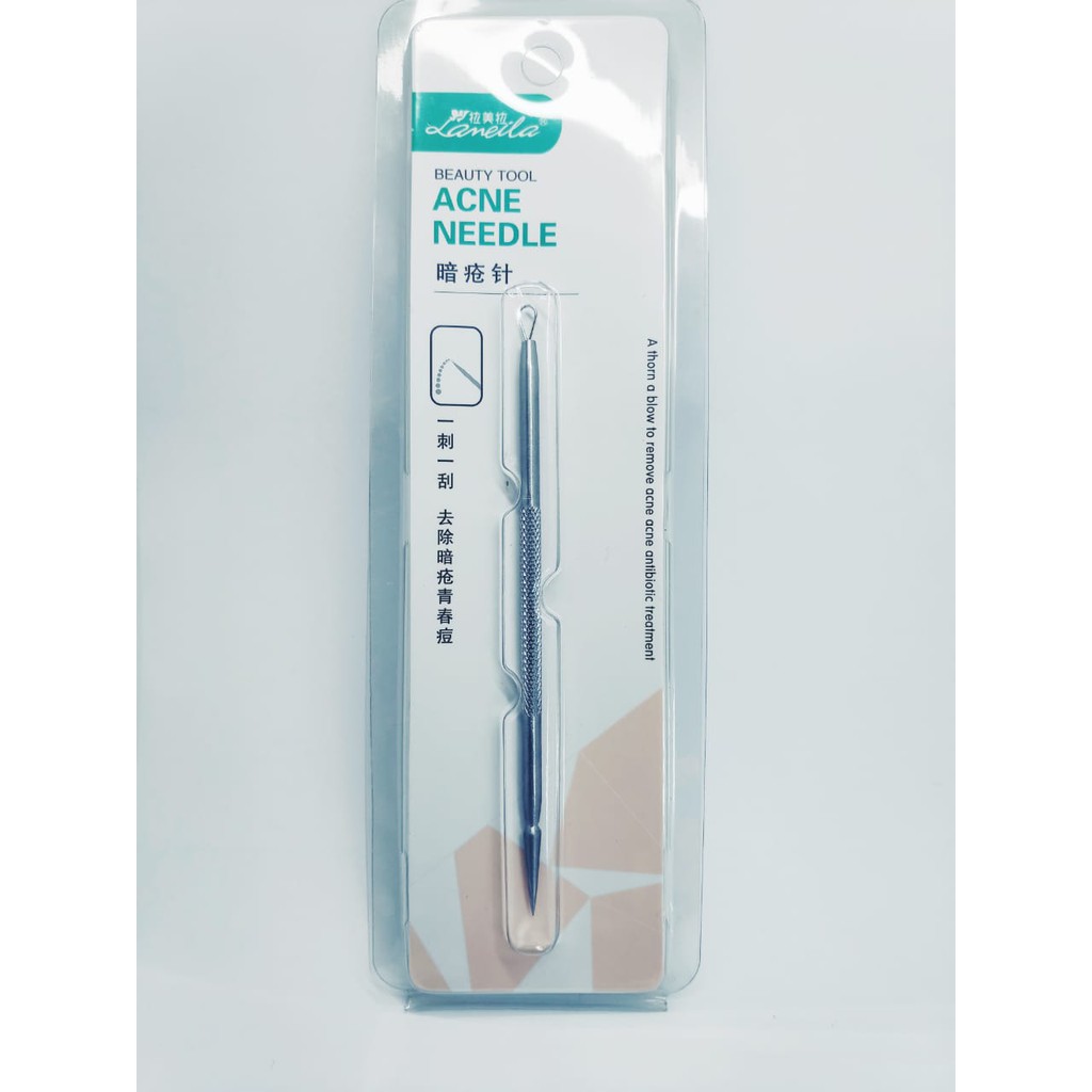 ACNE NEEDLE JARUM JERAWAT DAN RING KOMEDO PREMIUM 12CM LAMEILA TAHAN LAMA AWET HASIL TERBAIK KOREA