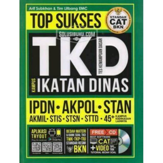 Buku Tkd Ikatan Dinas Super Lengkap Plus Cd Shopee Indonesia