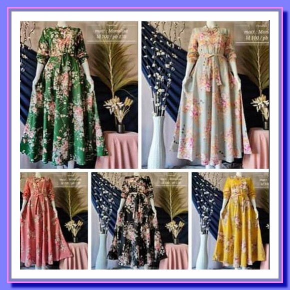 Ethnic Maxi Dress / Dress Zara Rayon Etnik Import Bangkok Bkk Gamis Gamis Monalisa Klok Bangkok Har