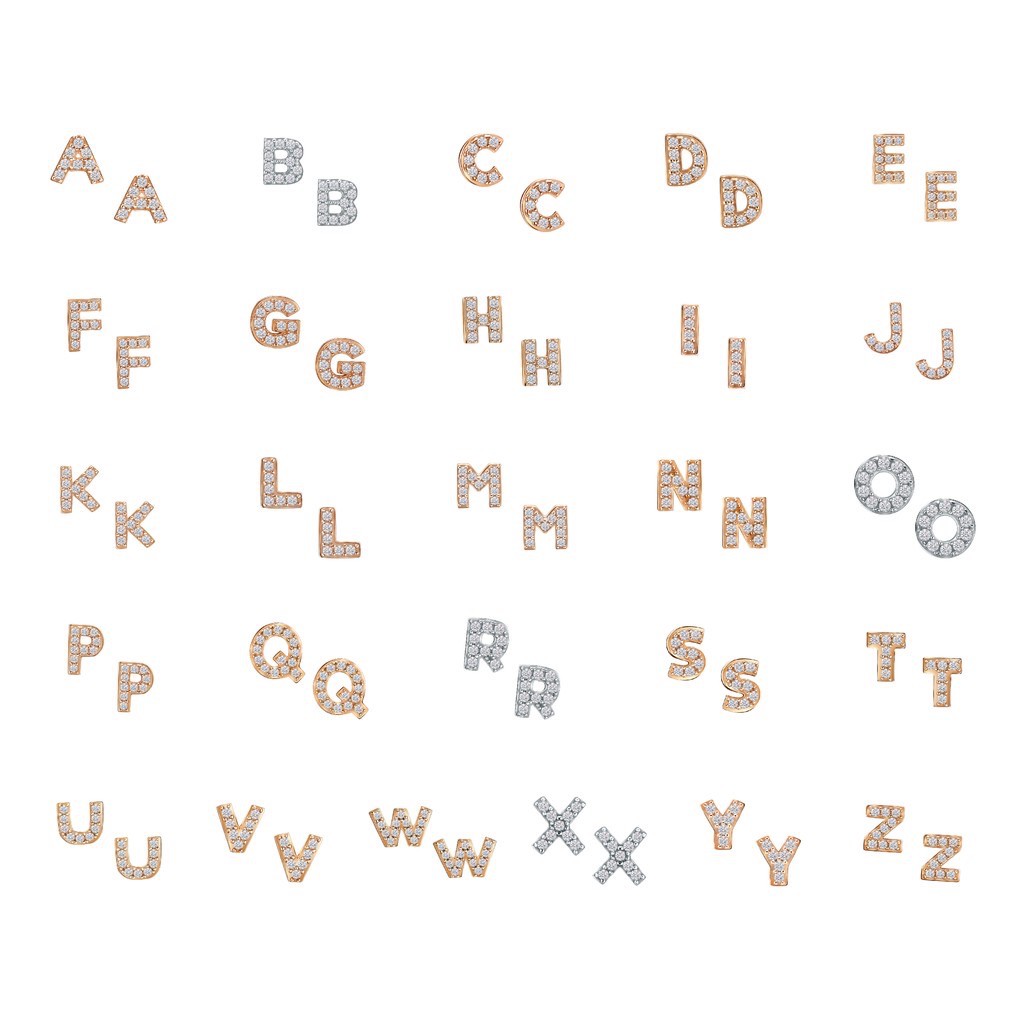 

Dominique Jewellery - Anting Hala Gold Prilly's Lop U Collection Alphabet ( N - Z )