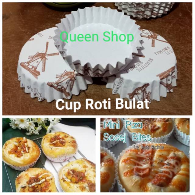 Cup Roti Laminasi/Cup Roti Pizza BULAT