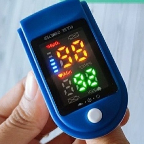 Fingertip Pulse Oximeter SPO2 Ukur Kadar Oksigen oxymeter