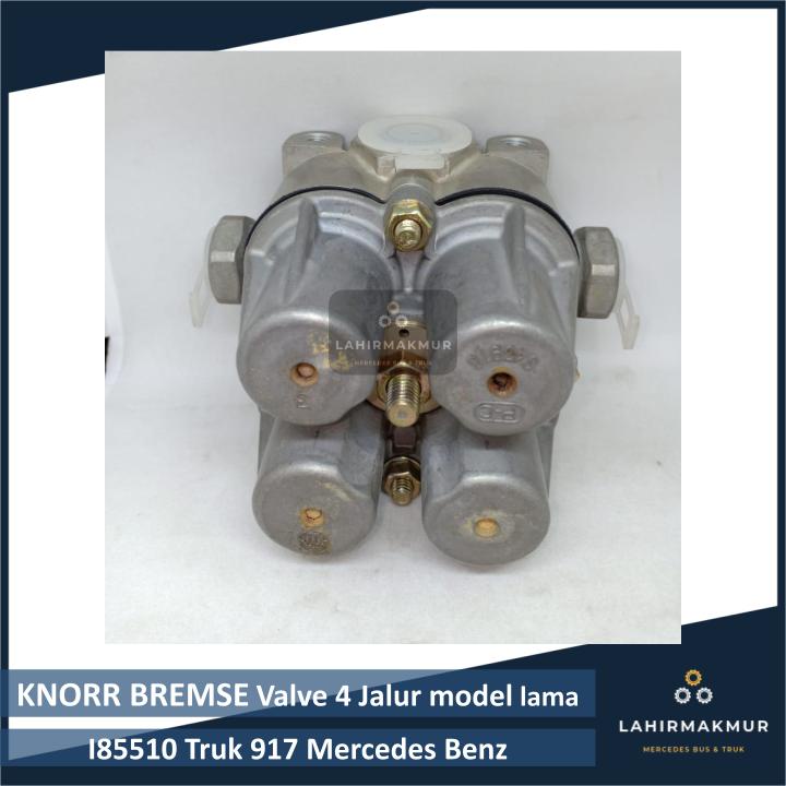 Valve 4 Jalur model lama I85510 Knorr Bremse Truk 917 Mercy/Mercedez/Mercedes Benz