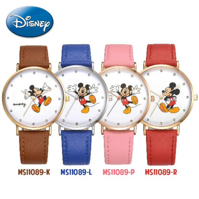 Disney Ori MS11089 Mickey Mouse Jam Tangan Wanita Perempuan Remaja Dewasa Unik