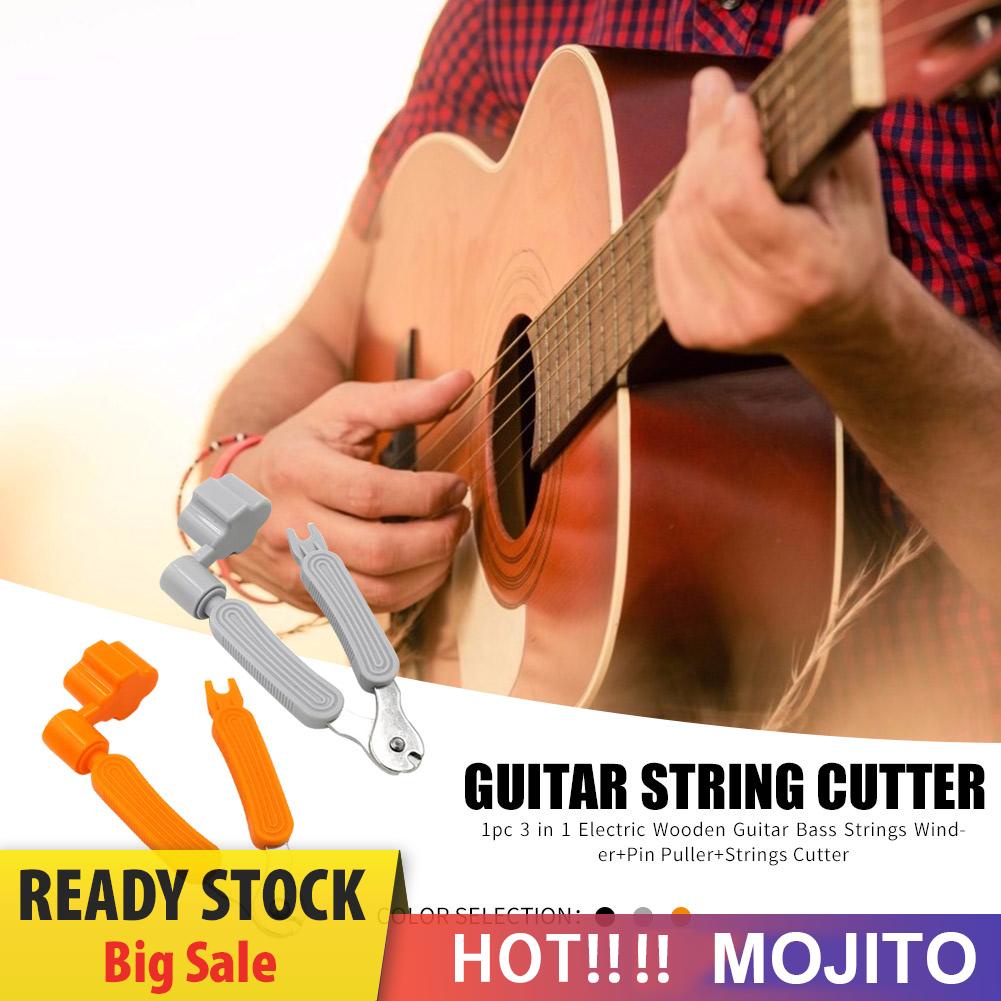 3 In 1 Alat Pemutar / Pemotong Senar Gitar Elektrik Multifungsi
