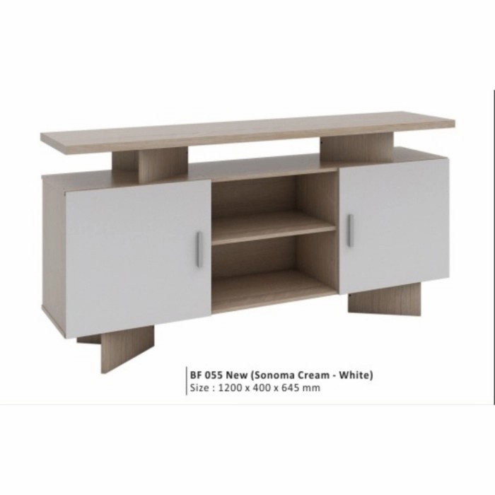 Meja TV Buffet Tv Rak TV BF 055 Graver - BF 033