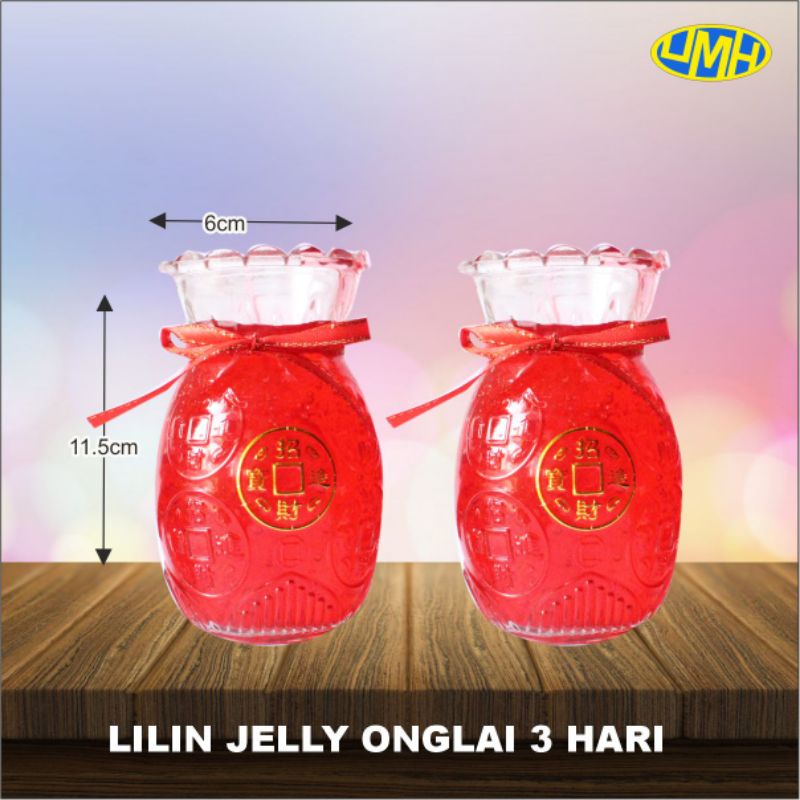 lilin jelly nanas 3 hari puja sembahyang