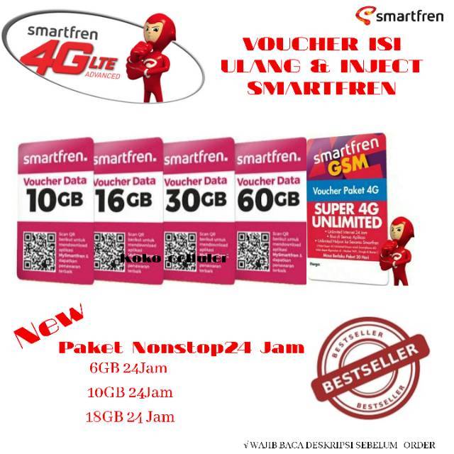 ISI ULANG TOP UP DATA SMARTFREN UNLIMITED / Injec