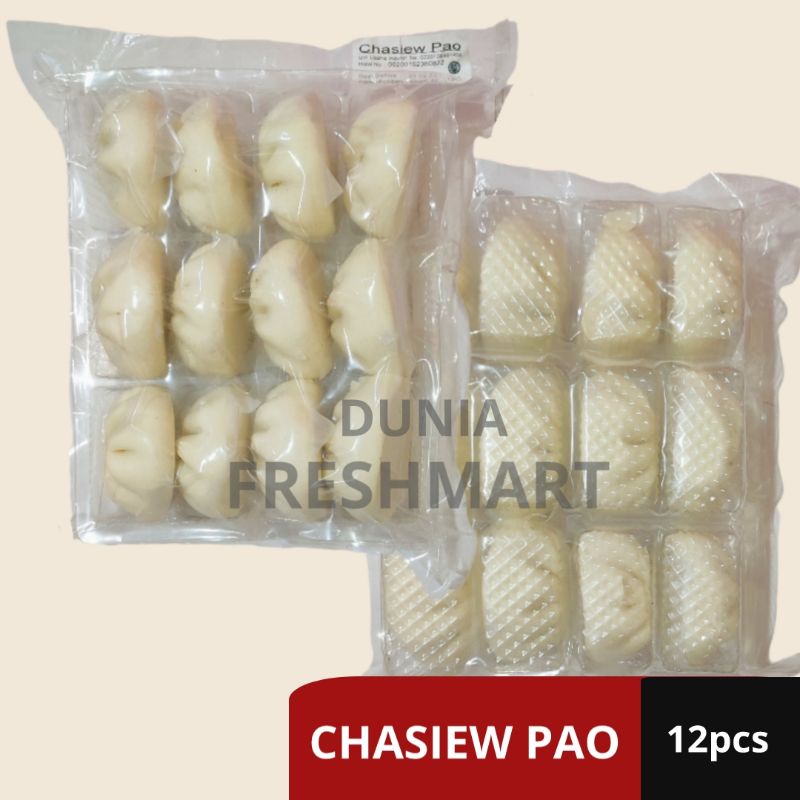 

BAKPAO CHASIEW ISI 12PCS PAO DAGING CHASIU PAU BAPAO KUKUS/GORENG