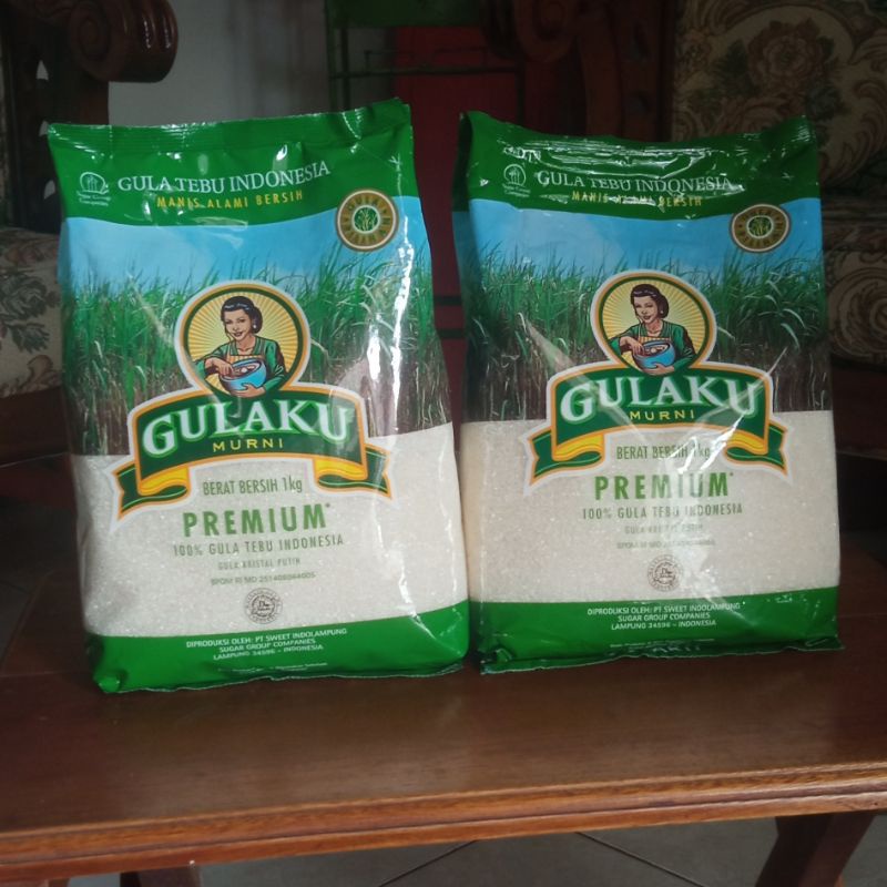 

Gula Pasir Gulaku Hijau Premium 1Kg