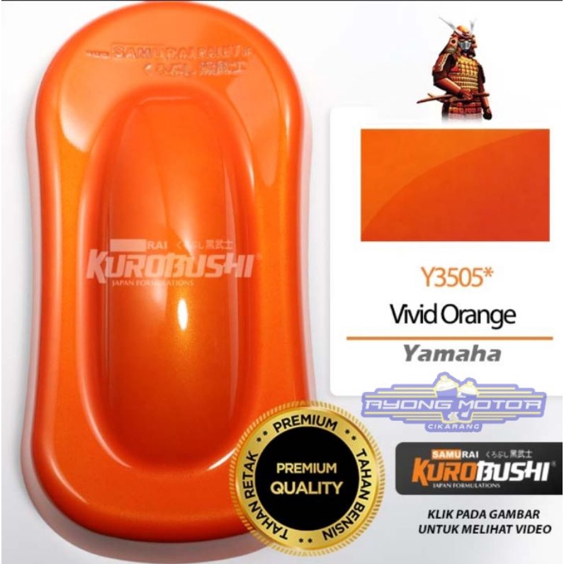 Samurai Paint Y3505** Vivid Orange