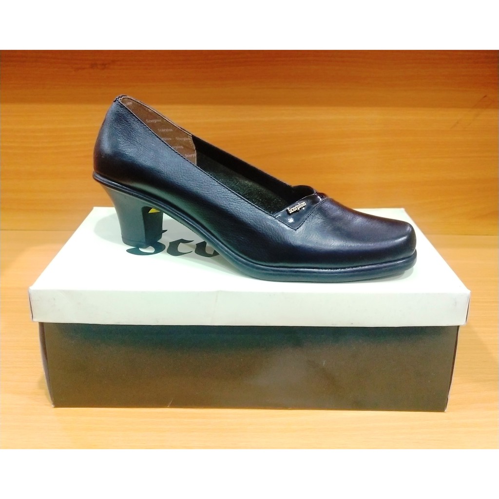 Scorpion 081500 Sepatu Pantofel Kulit Kerja Wanita Terlaris