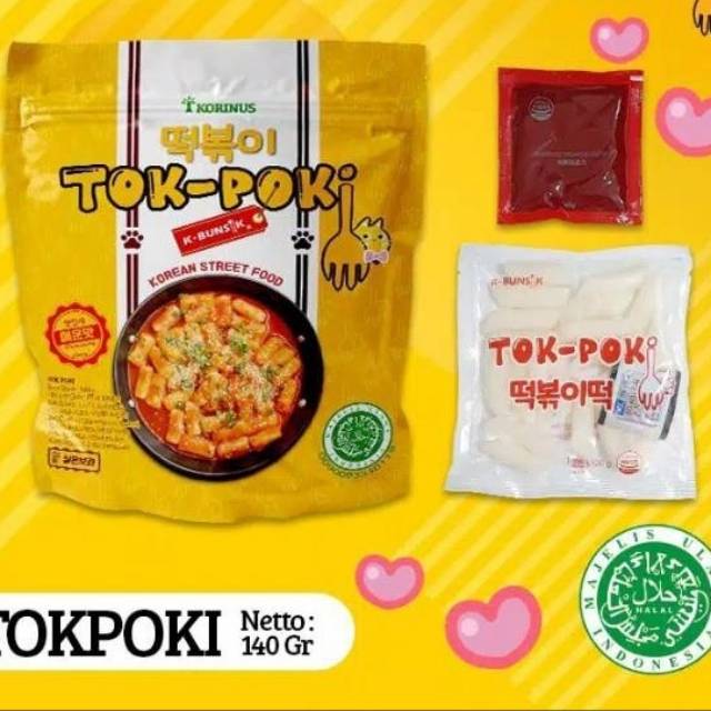 tokpoki tteokbokki topokki korinus instant murah Shopee