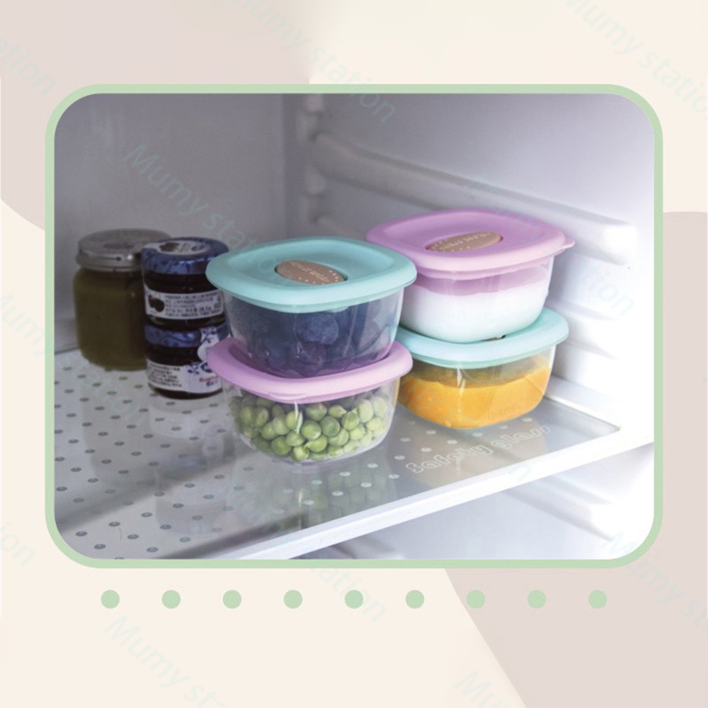 Mumystation 4pcs Penyimpanan Mpasi Bayi / Wadah Mpasi Bayi / Baby Food Container