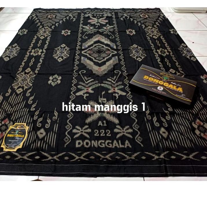 Siap Kirim SARUNG DONGGALA A1 HITAM ORIGINAL TERMURAH TERLARIS COD