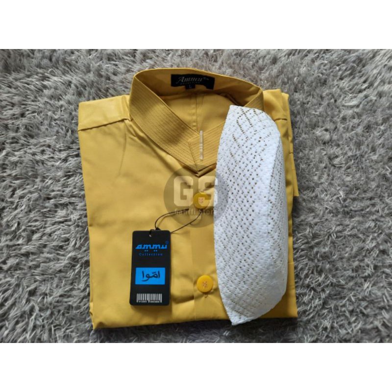 TERMURAH Koko Ammu / Baju Koko Ammu size L, warna kuning pasta