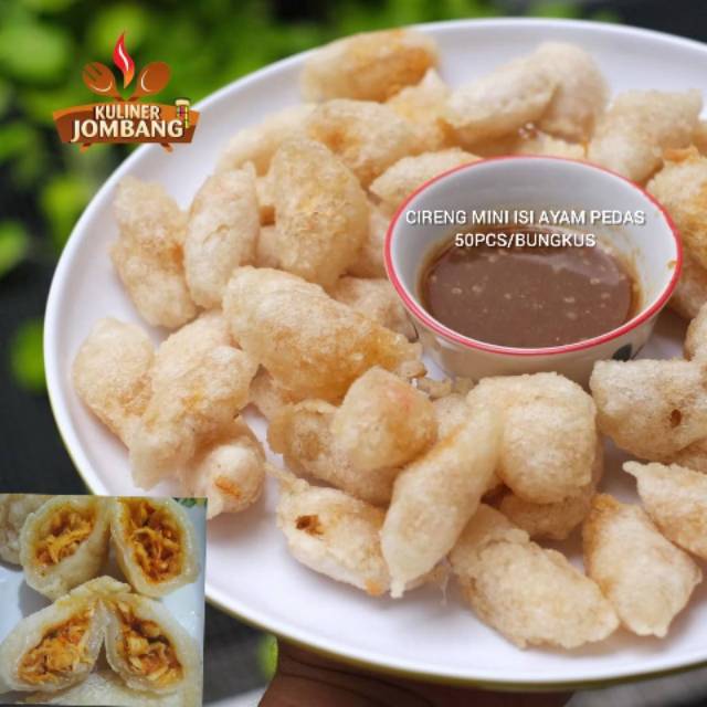 

RUJAK CIRENG MINI ISI AYAM PEDAS isi 24pcs/bungkus +SAMBEL RUJAK